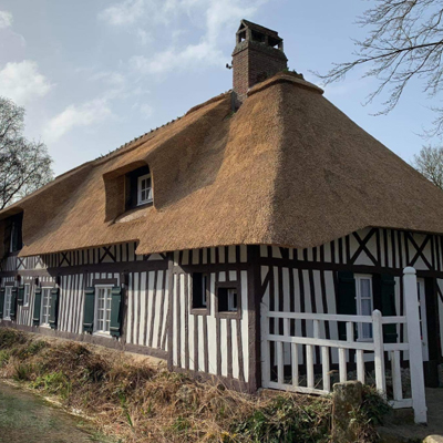 Thatched roof with guarantee
